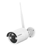 3MP Wireless Security Camera, 2PCS WiFi IP Cameras for SANNCE N48WHE/N98WHE/N44WEF NVR, AI Human Detection, Work with Alexa, 100ft Night Vision, Remote Access & Smart Motion Alerts